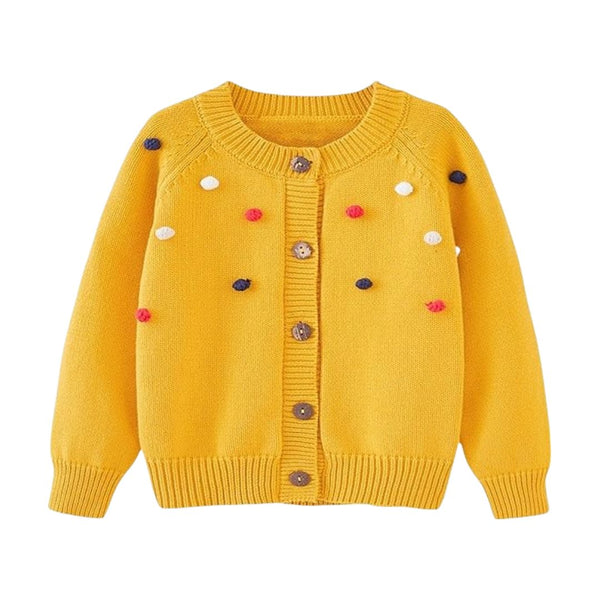 Vexan Yellow Knit Cardigan for Female
