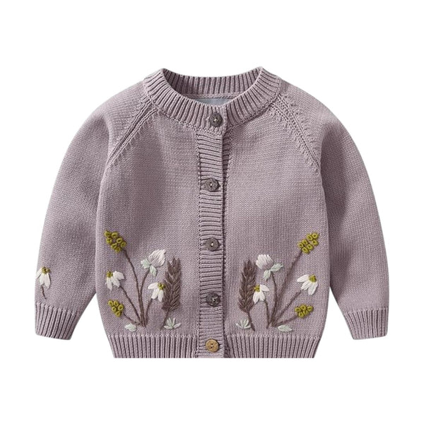 Vexan Mauve Knit Cardigan for Female