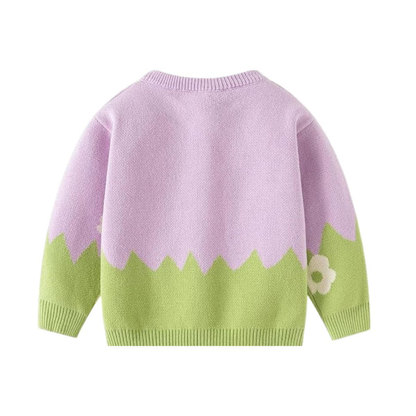 Vexon Floral Knit Baby Sweater For Female