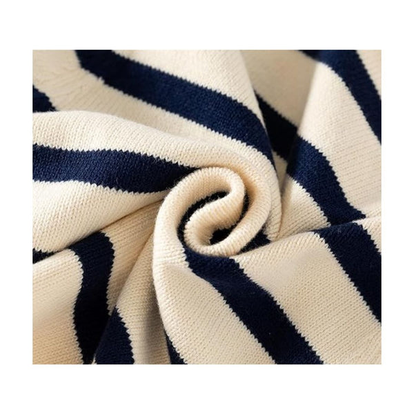 Vexan Striped Heart Cardigan for Female