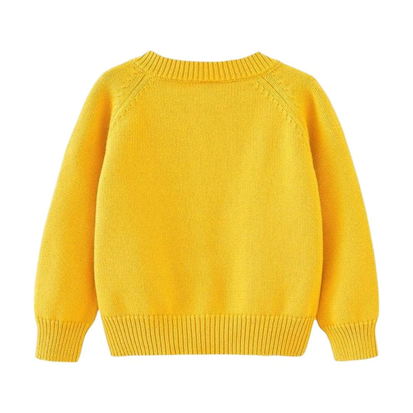 Vexan Yellow Knit Cardigan for Female