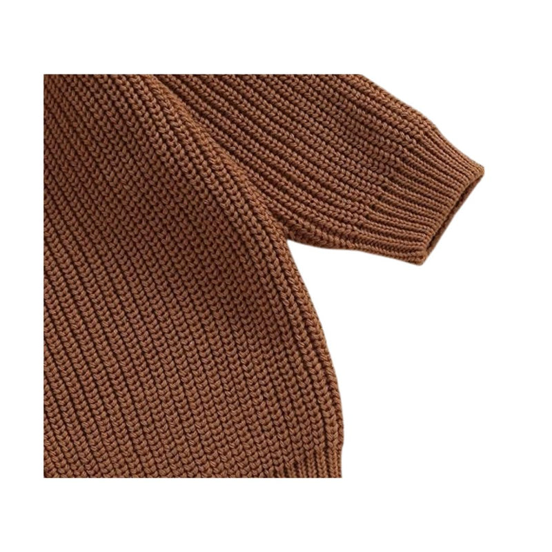Vexan Brown Knit Cardigan for Female