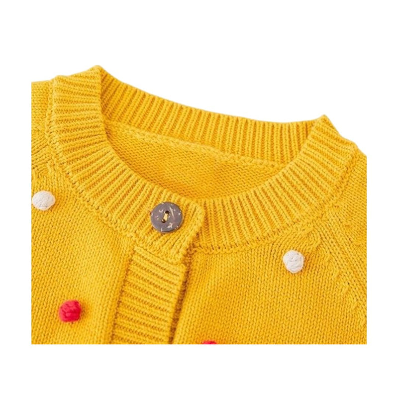 Vexan Yellow Knit Cardigan for Female