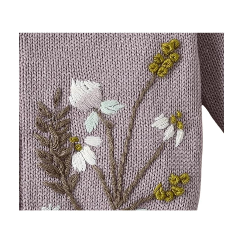 Vexan Mauve Knit Cardigan for Female