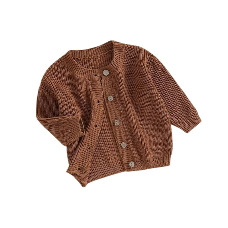 Vexan Brown Knit Cardigan for Female