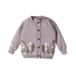 Vexan Mauve Knit Cardigan for Female
