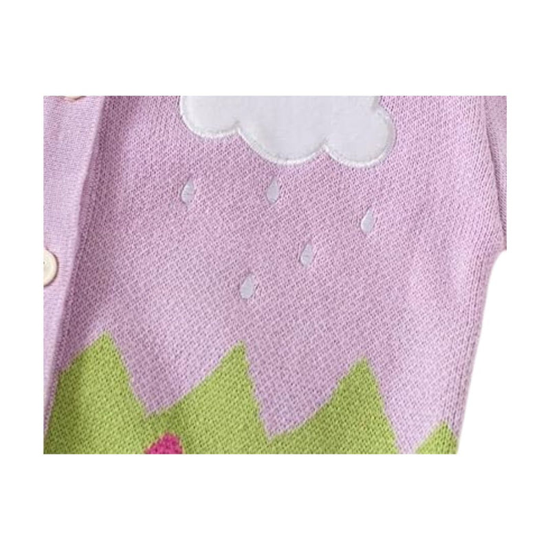 Vexon Floral Knit Baby Sweater For Female
